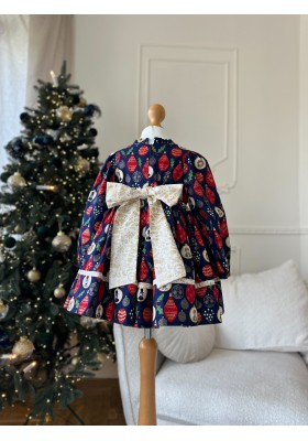 Enchanted Blue Nutcracker Holiday Dress