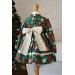 Enchanted Green Nutcracker Holiday Dress