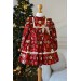 Enchanted Red Nutcracker Holiday Dress