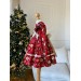 Enchanted Red Nutcracker Holiday Dress