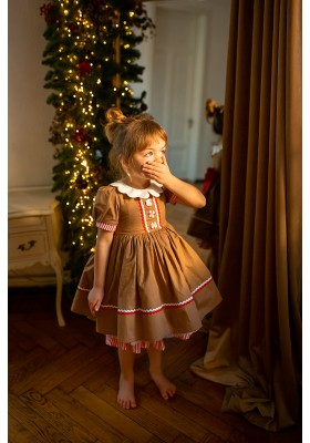 Gingerbread Christmas dress