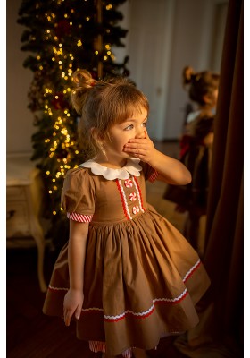 Gingerbread Christmas dress