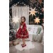 Enchanted Red Nutcracker Holiday Dress