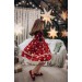 Enchanted Red Nutcracker Holiday Dress