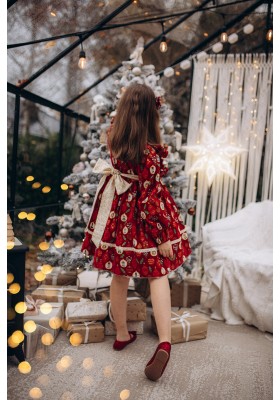 Enchanted Red Nutcracker Holiday Dress