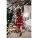 Enchanted Red Nutcracker Holiday Dress