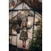 Enchanted Green Nutcracker Holiday Dress