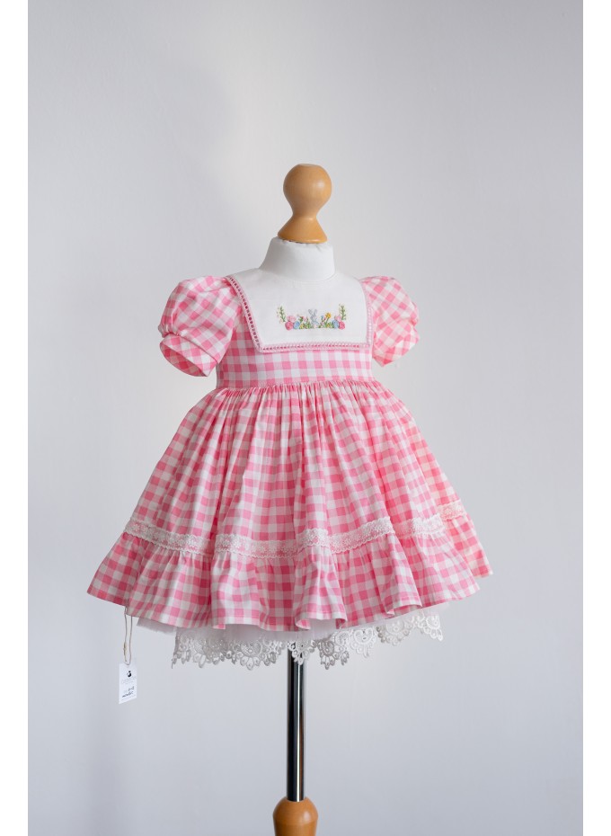 Sweet Meadow Hand-Embroidered Dress