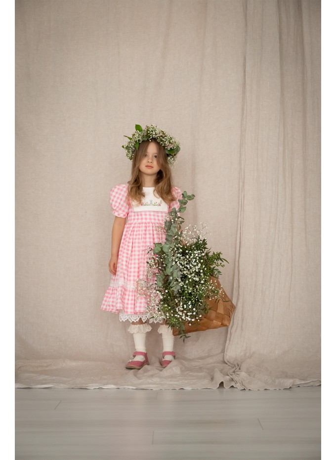 Sweet Meadow Hand-Embroidered Dress