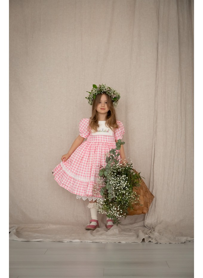 Sweet Meadow Hand-Embroidered Dress